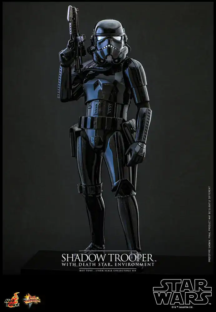 Star Wars Movie Masterpiece akcijska figura 1/6 Shadow Trooper z okoljem Death Star 30 cm  fotografija izdelka