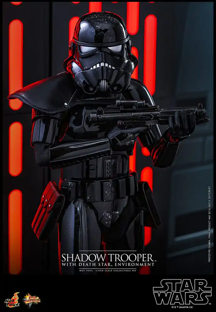 Star Wars Movie Masterpiece akcijska figura 1/6 Shadow Trooper z okoljem Death Star 30 cm  fotografija izdelka