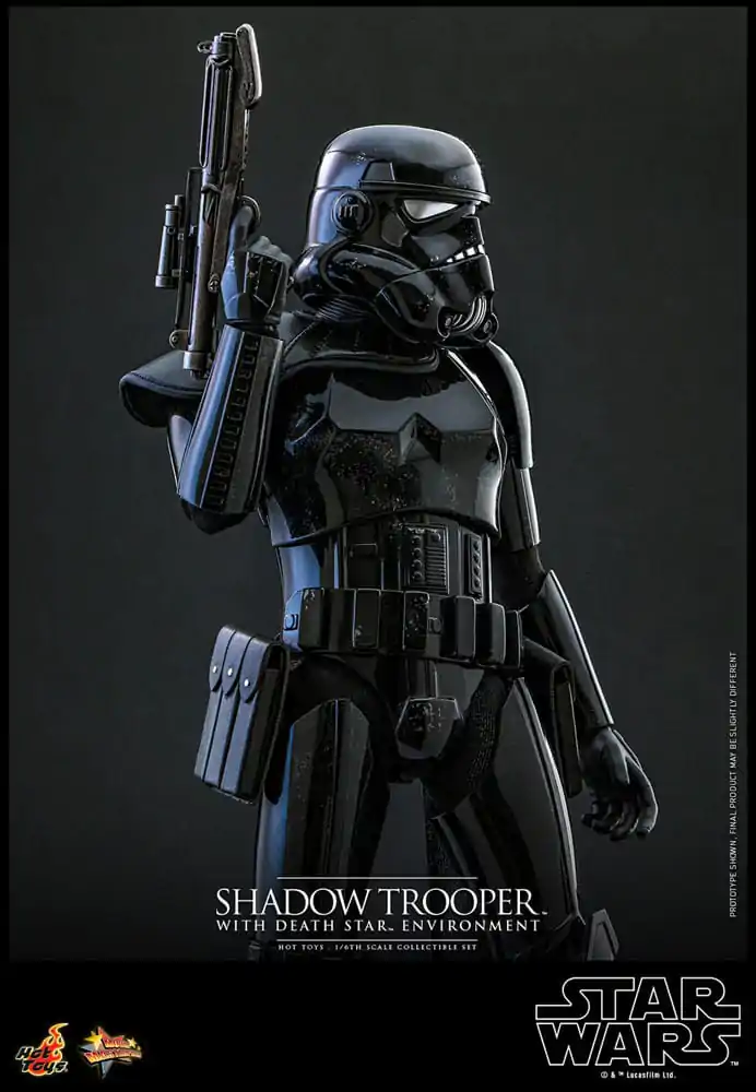 Star Wars Movie Masterpiece akcijska figura 1/6 Shadow Trooper z okoljem Death Star 30 cm  fotografija izdelka