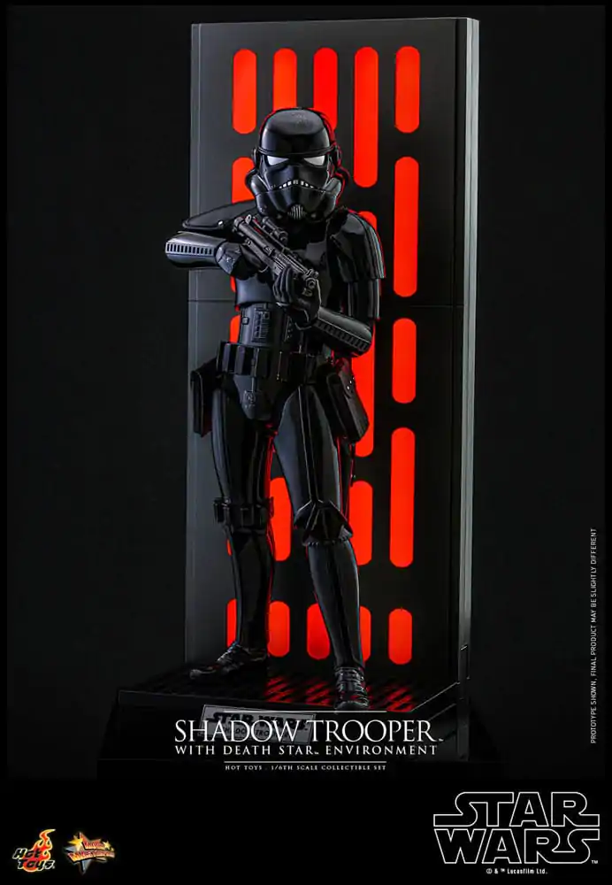 Star Wars Movie Masterpiece akcijska figura 1/6 Shadow Trooper z okoljem Death Star 30 cm  fotografija izdelka