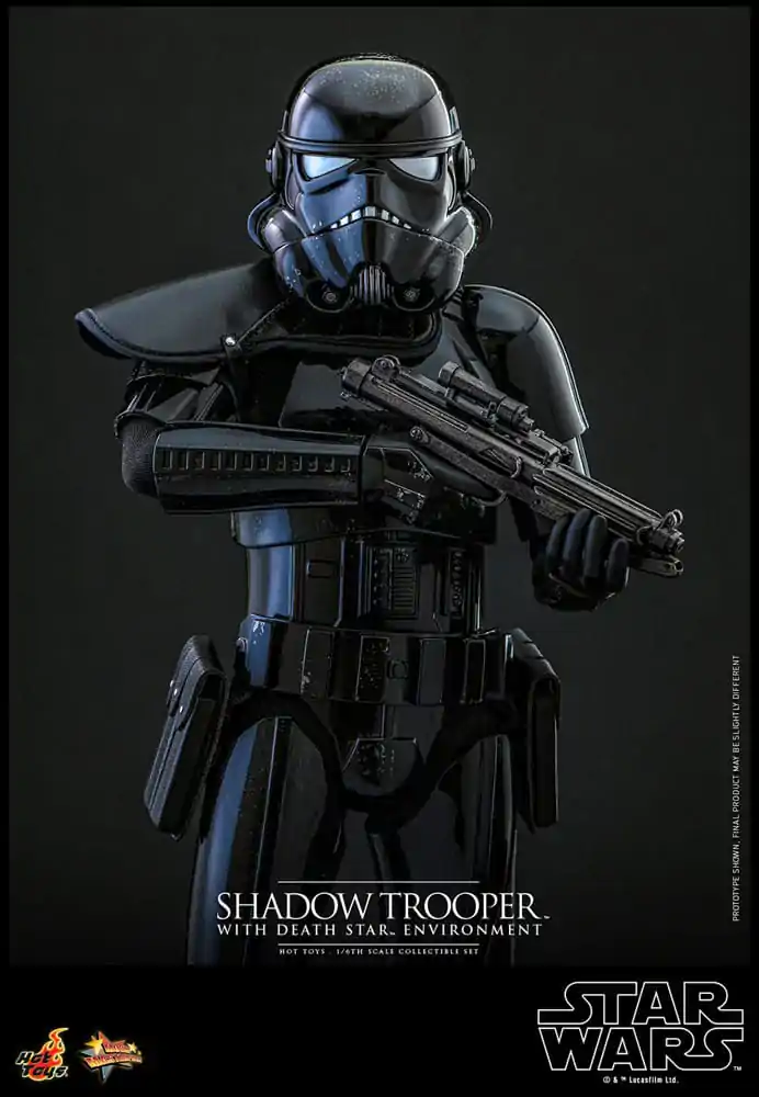 Star Wars Movie Masterpiece akcijska figura 1/6 Shadow Trooper z okoljem Death Star 30 cm  fotografija izdelka