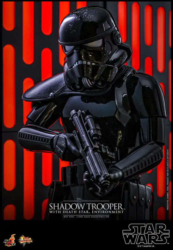 Star Wars Movie Masterpiece akcijska figura 1/6 Shadow Trooper z okoljem Death Star 30 cm  fotografija izdelka