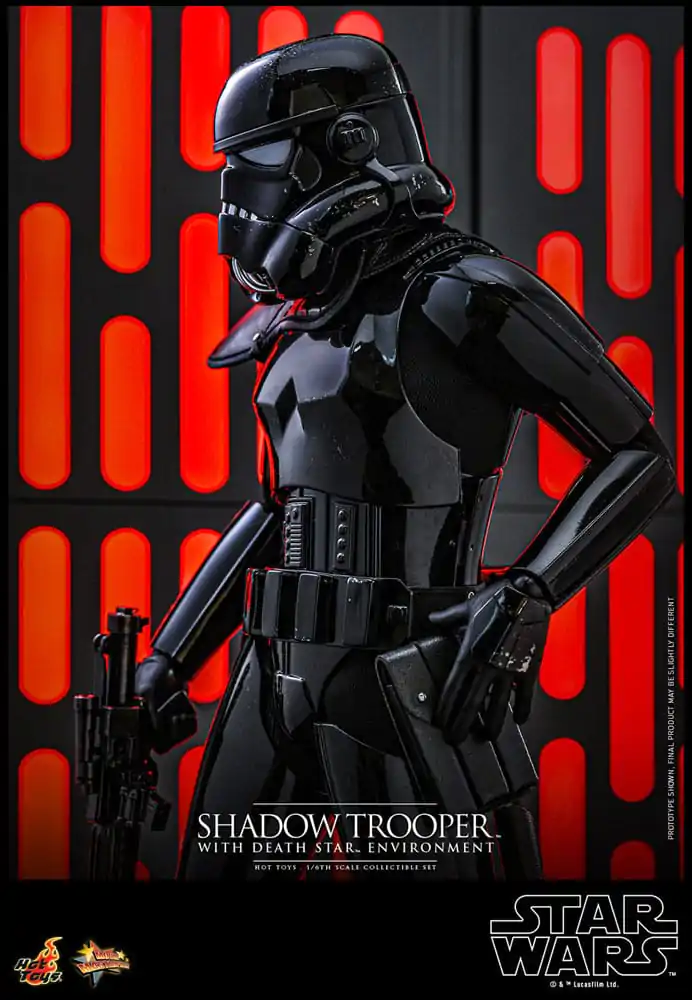 Star Wars Movie Masterpiece akcijska figura 1/6 Shadow Trooper z okoljem Death Star 30 cm  fotografija izdelka