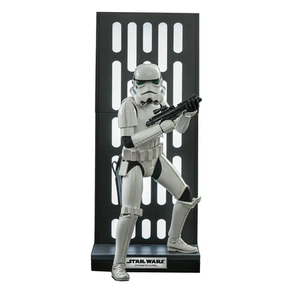 Star Wars Movie Masterpiece Akcijska Figura 1/6 Stormtrooper z Death Star Okoljem 30 cm fotografija izdelka