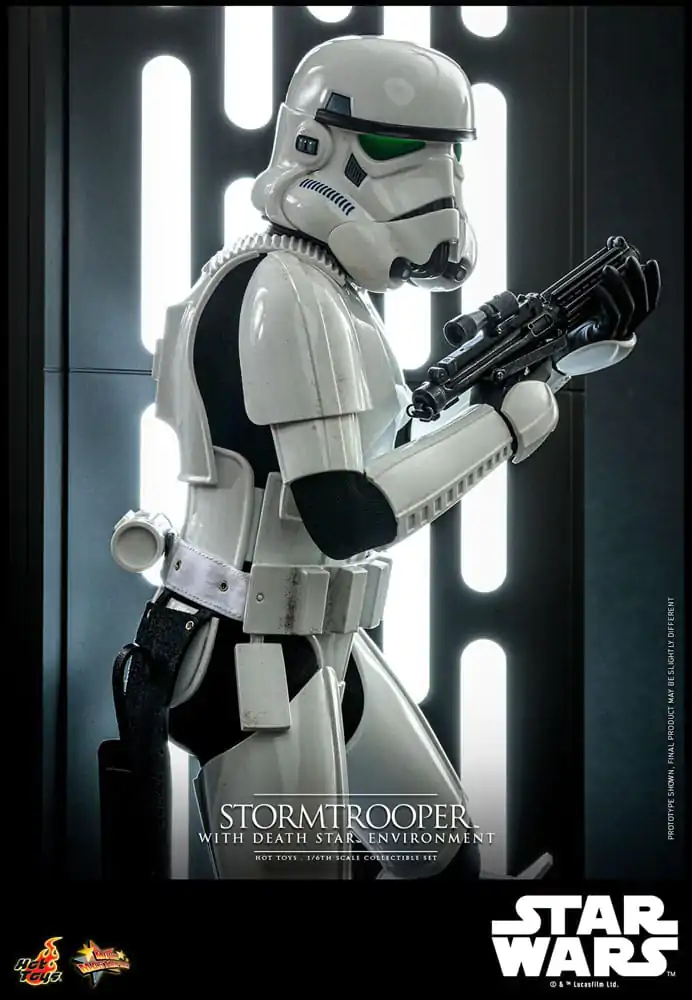 Star Wars Movie Masterpiece Akcijska Figura 1/6 Stormtrooper z Death Star Okoljem 30 cm fotografija izdelka