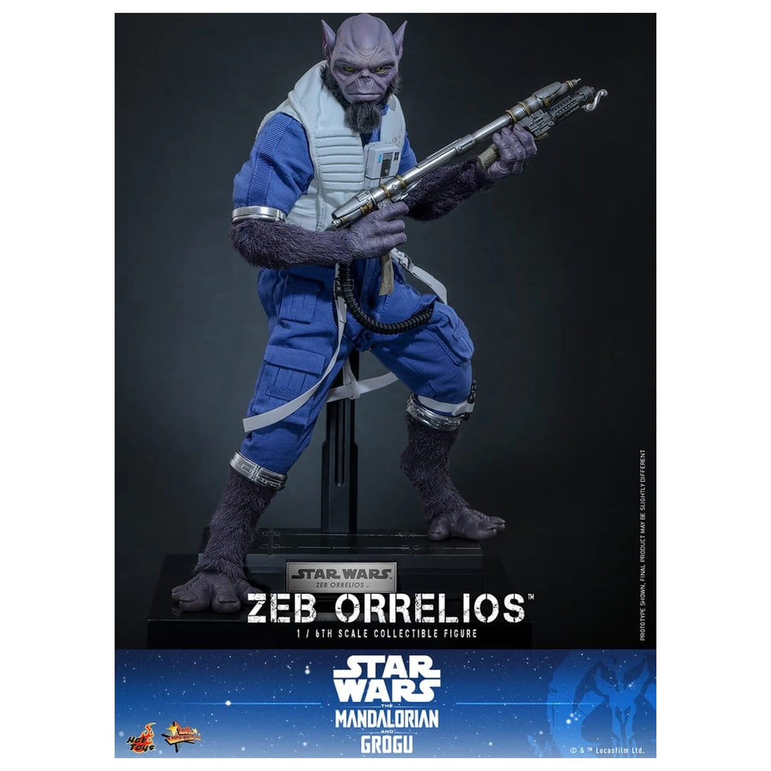 Star Wars Movie Masterpiece Akcijska figura 1/6 Zeb Orrelios 33 cm fotografija izdelka