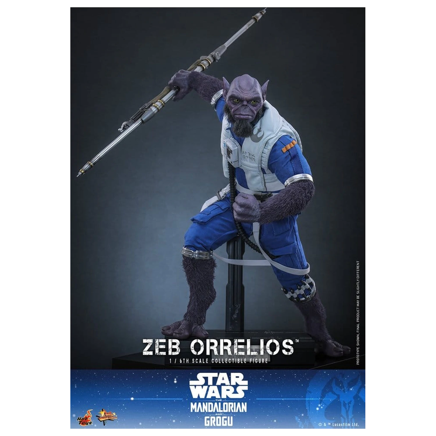 Star Wars Movie Masterpiece Akcijska figura 1/6 Zeb Orrelios 33 cm fotografija izdelka