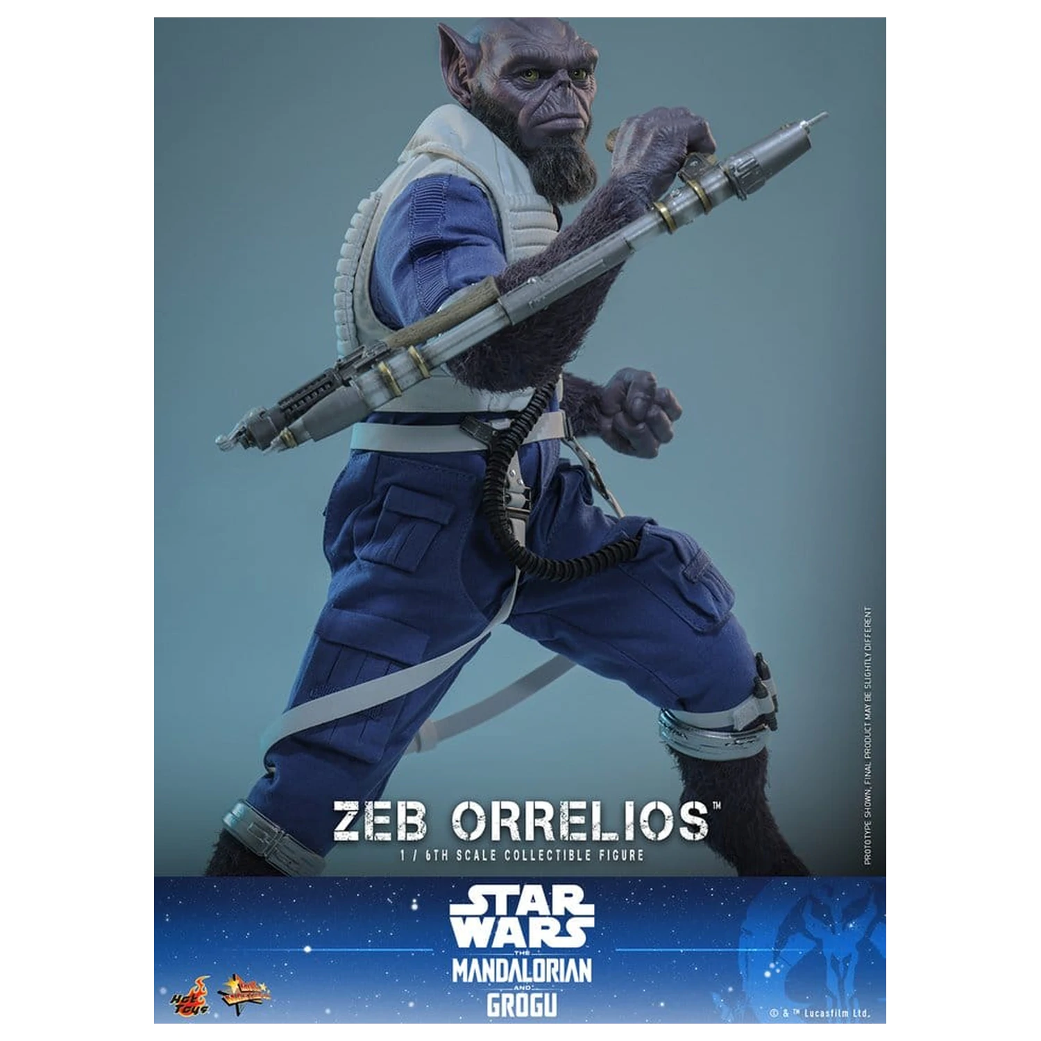 Star Wars Movie Masterpiece Akcijska figura 1/6 Zeb Orrelios 33 cm fotografija izdelka