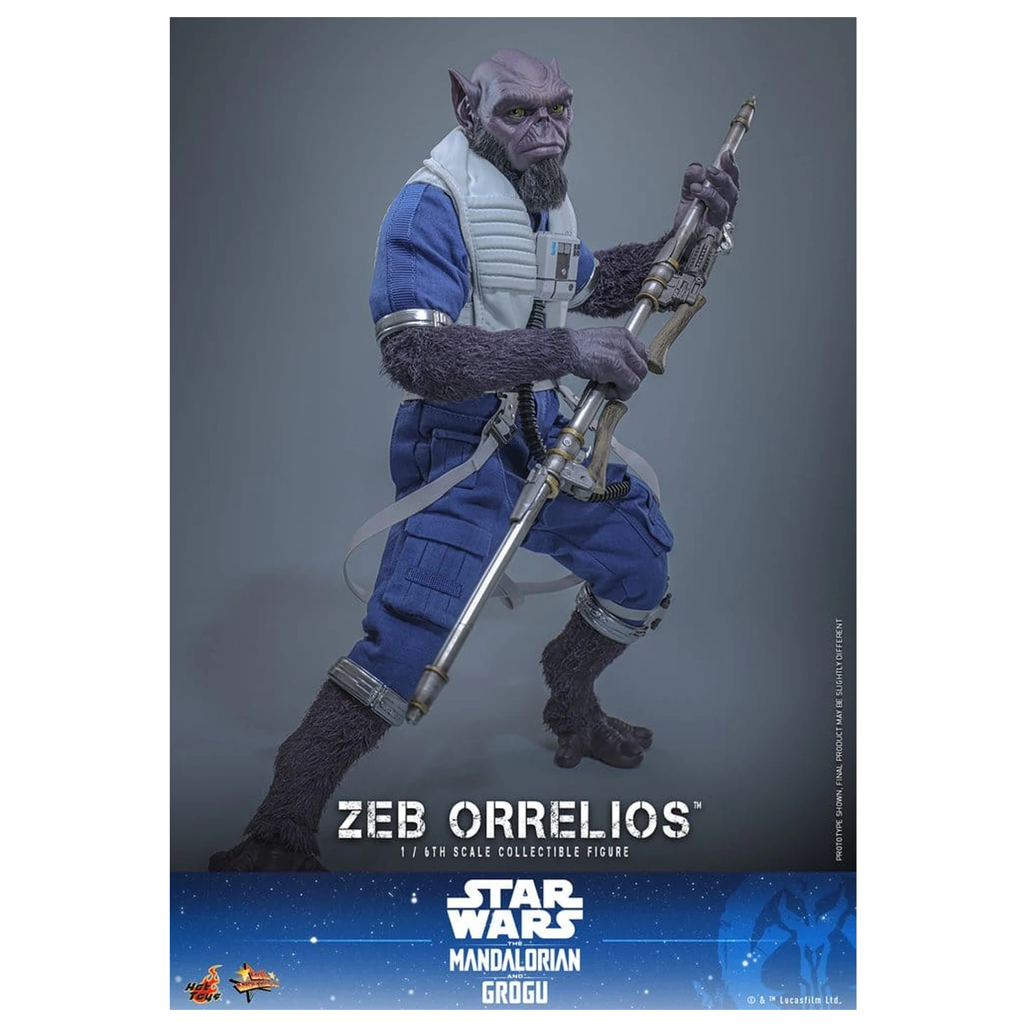 Star Wars Movie Masterpiece Akcijska figura 1/6 Zeb Orrelios 33 cm fotografija izdelka