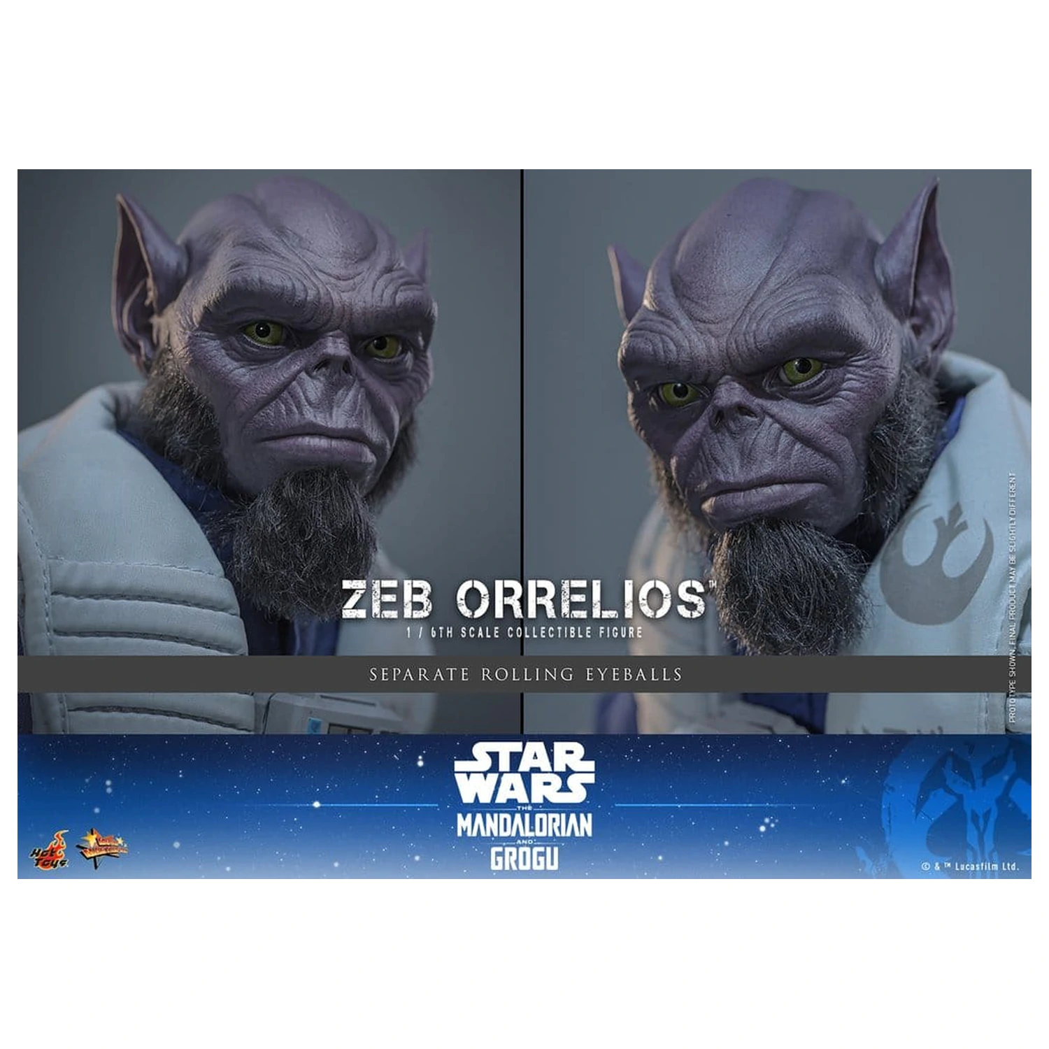 Star Wars Movie Masterpiece Akcijska figura 1/6 Zeb Orrelios 33 cm fotografija izdelka
