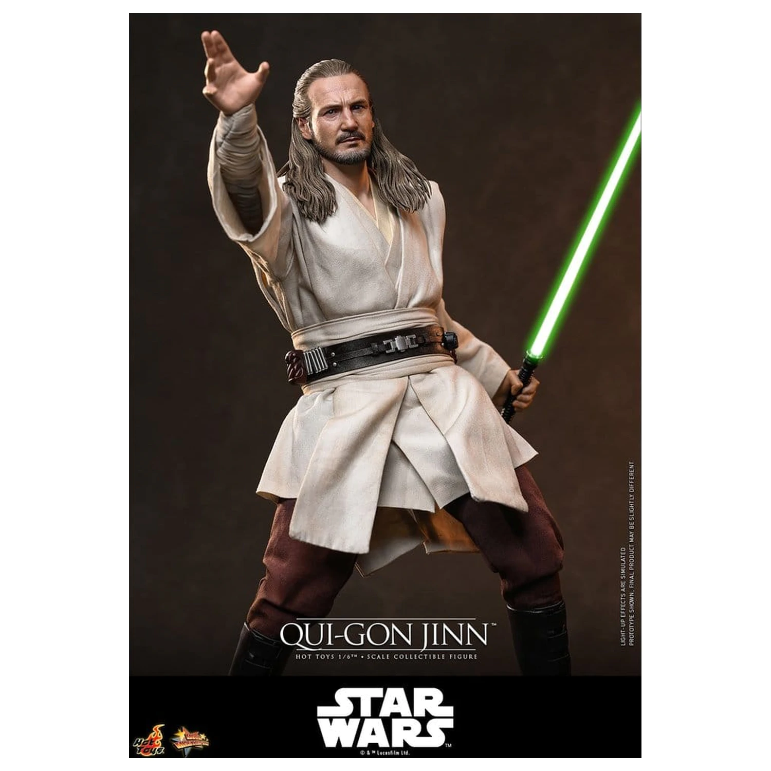 Star Wars Movie Masterpiece Akcijska figura 1/6 Qui-Gon Jinn (Collector Edition) 32 cm fotografija izdelka