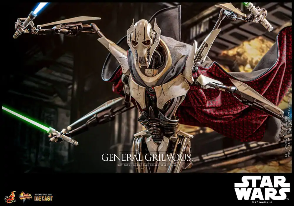 Star Wars Movie Masterpiece Diecast akcijska figura 1/6 General Grievous 42 cm fotografija izdelka