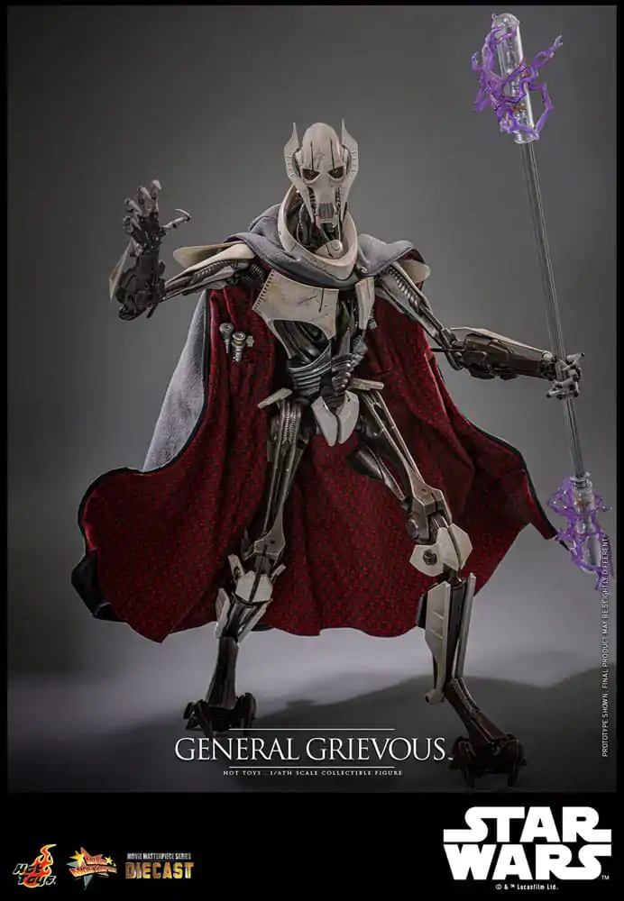 Star Wars Movie Masterpiece Diecast akcijska figura 1/6 General Grievous 42 cm fotografija izdelka