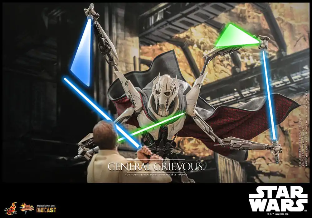 Star Wars Movie Masterpiece Diecast akcijska figura 1/6 General Grievous 42 cm fotografija izdelka