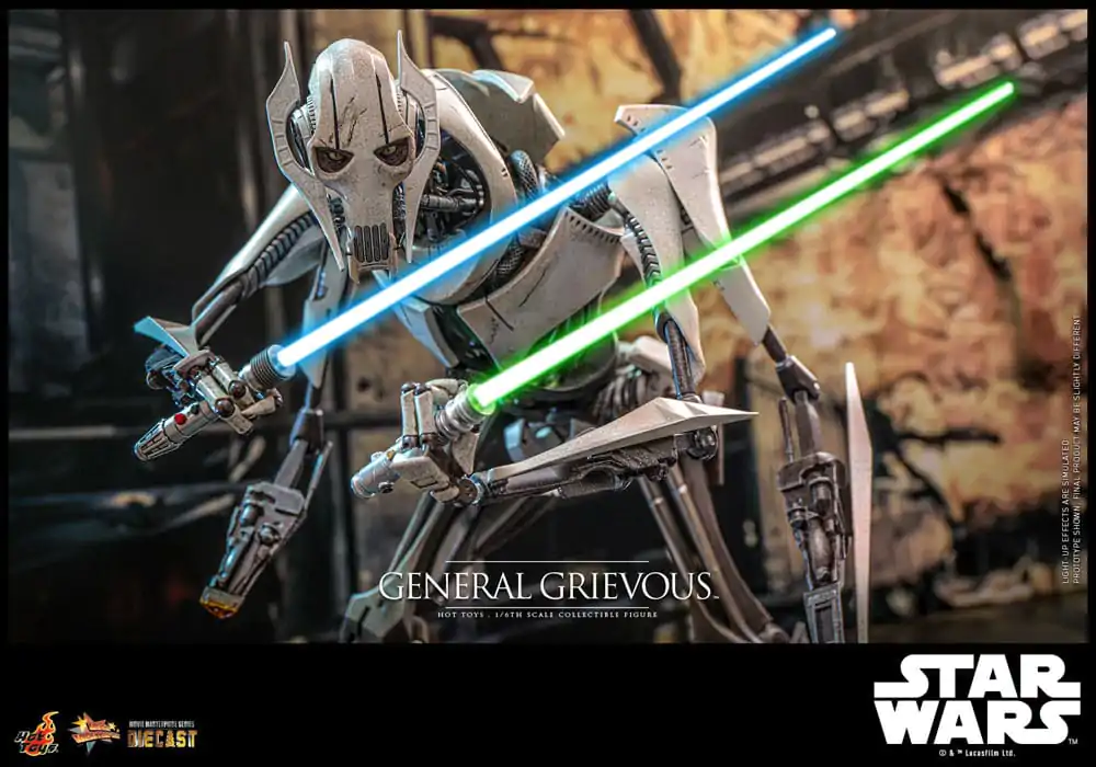 Star Wars Movie Masterpiece Diecast akcijska figura 1/6 General Grievous 42 cm fotografija izdelka