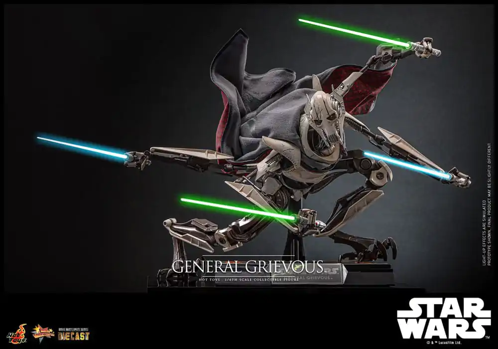 Star Wars Movie Masterpiece Diecast akcijska figura 1/6 General Grievous 42 cm fotografija izdelka