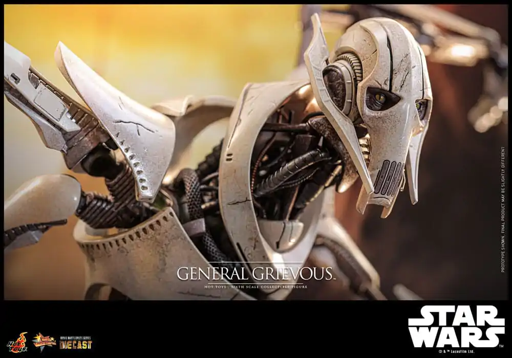 Star Wars Movie Masterpiece Diecast akcijska figura 1/6 General Grievous 42 cm fotografija izdelka