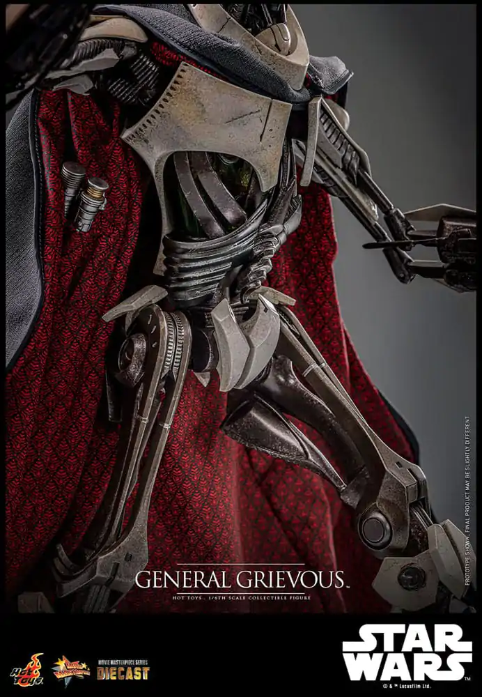 Star Wars Movie Masterpiece Diecast akcijska figura 1/6 General Grievous 42 cm fotografija izdelka