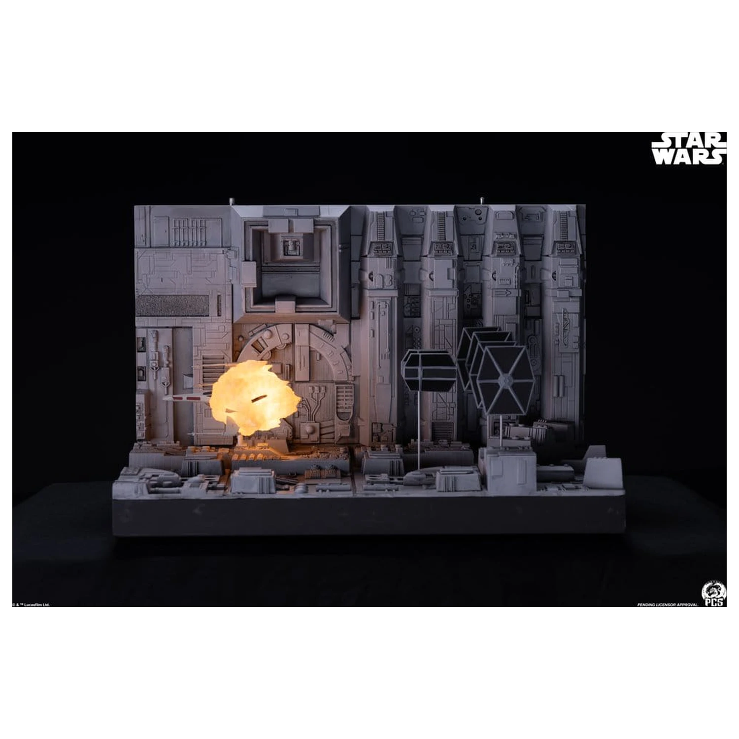 Star Wars Movie Moments Mini skala diorama Trench Run 23 cm fotografija izdelka