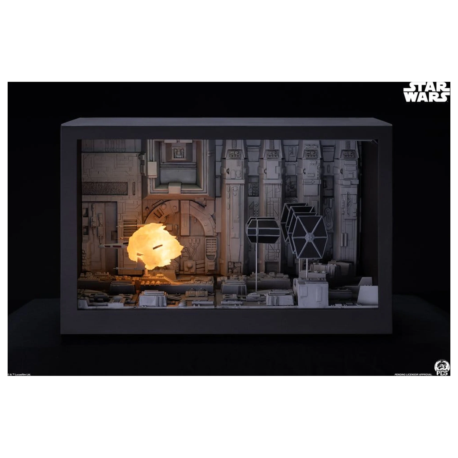 Star Wars Movie Moments Mini skala diorama Trench Run 23 cm fotografija izdelka