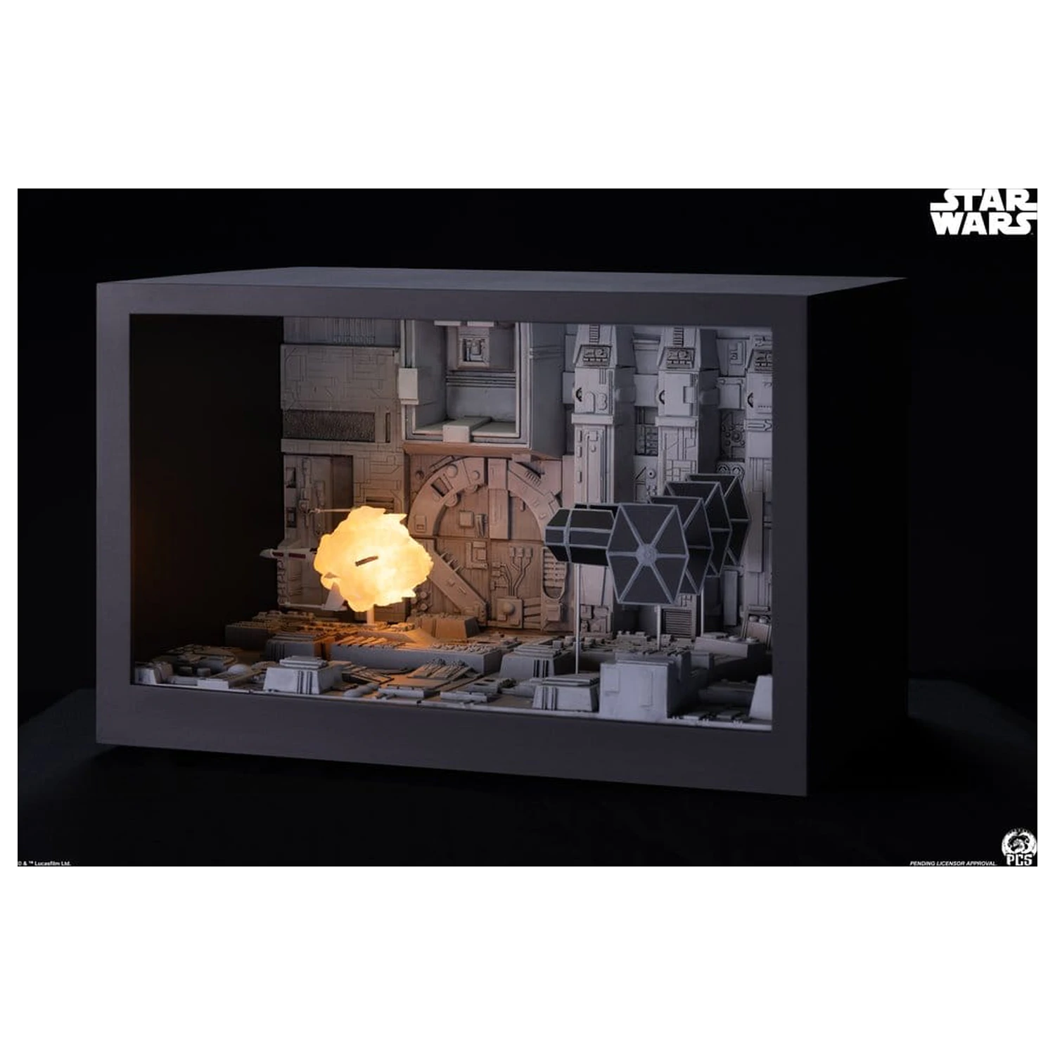 Star Wars Movie Moments Mini skala diorama Trench Run 23 cm fotografija izdelka