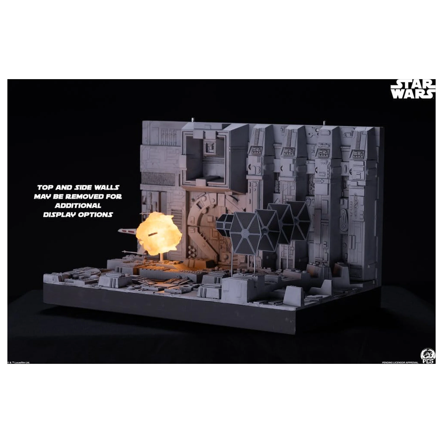 Star Wars Movie Moments Mini skala diorama Trench Run 23 cm fotografija izdelka
