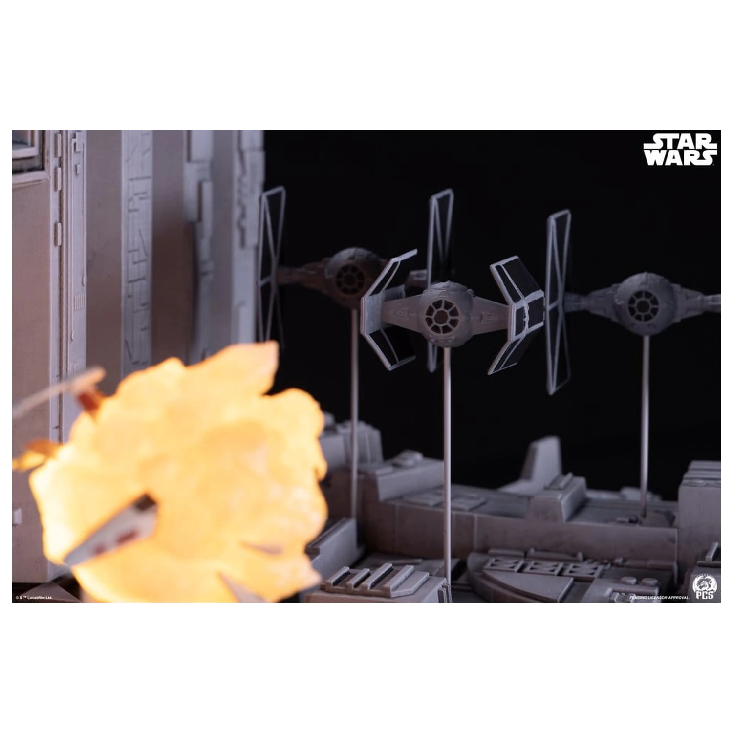 Star Wars Movie Moments Mini skala diorama Trench Run 23 cm fotografija izdelka