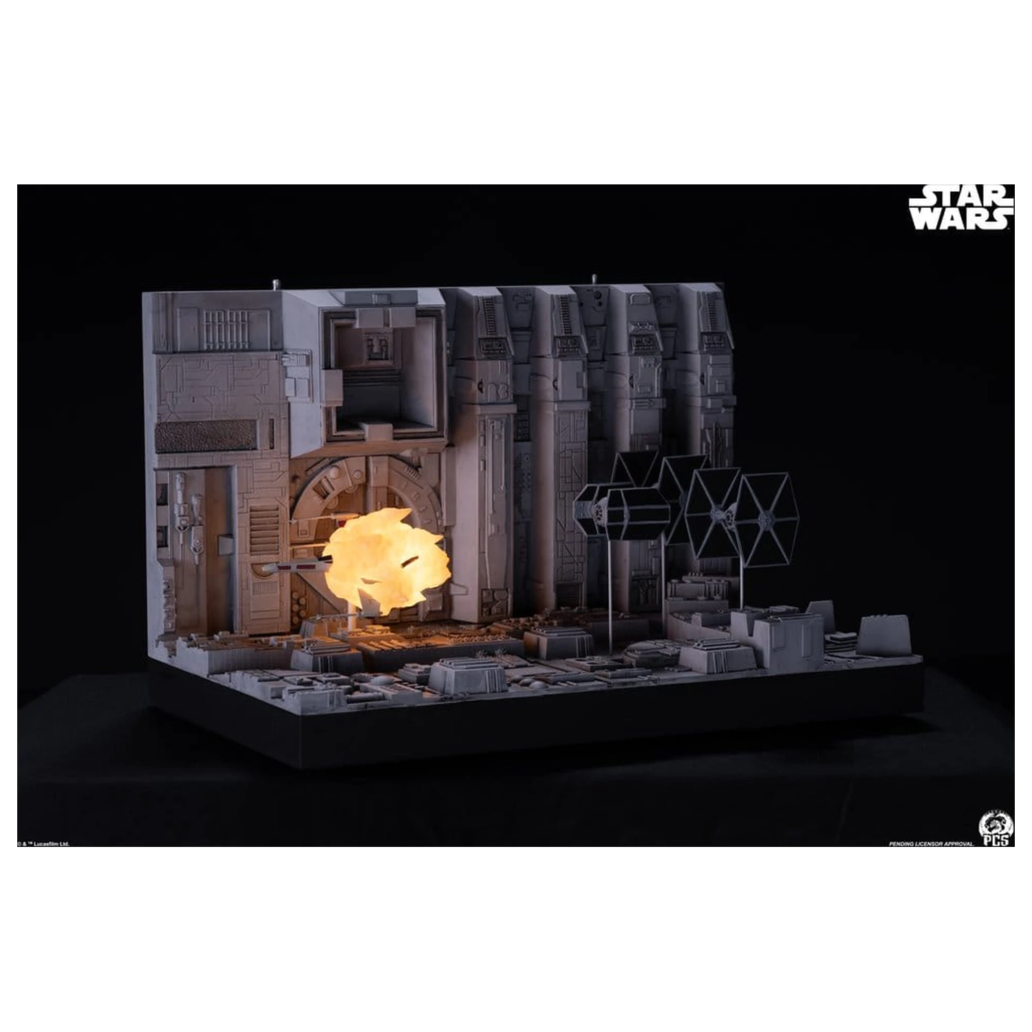 Star Wars Movie Moments Mini skala diorama Trench Run 23 cm fotografija izdelka