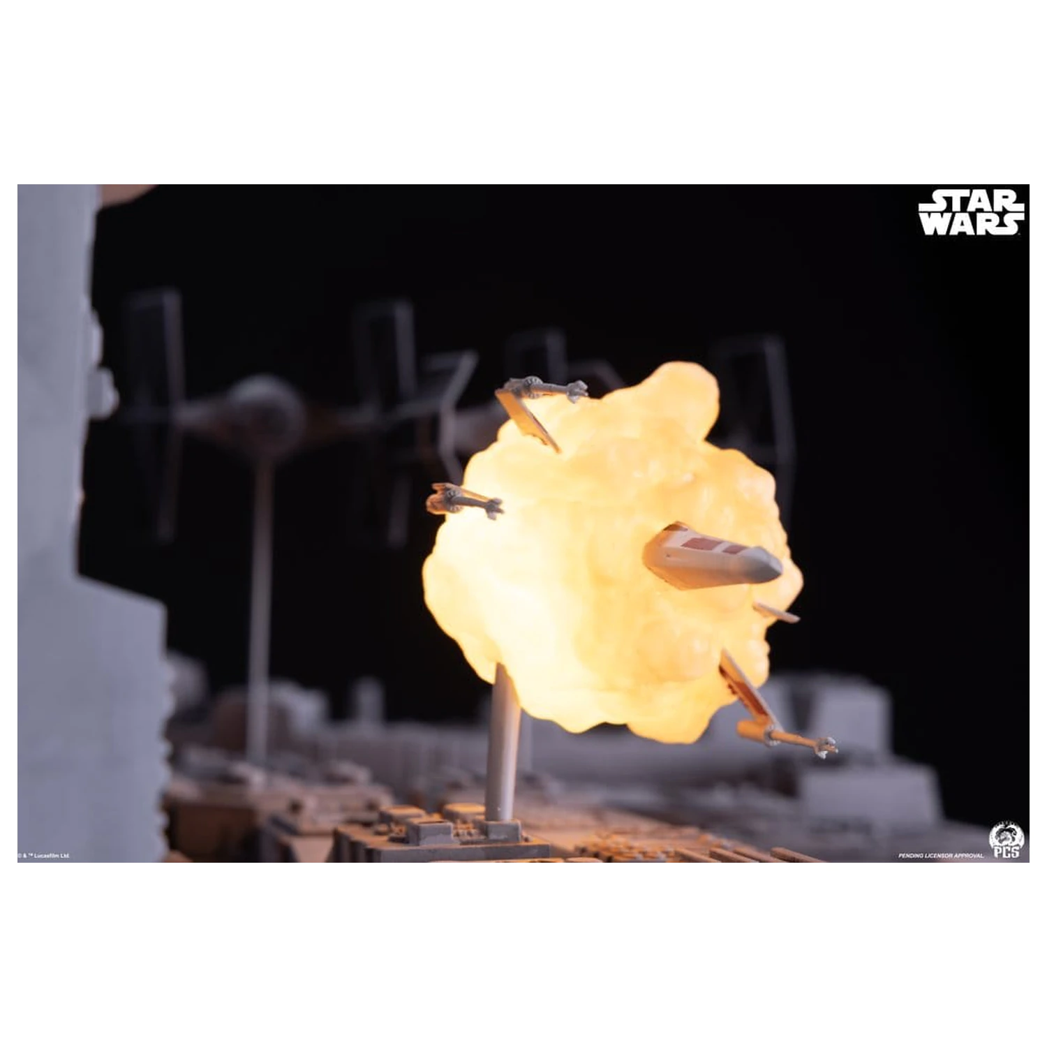 Star Wars Movie Moments Mini skala diorama Trench Run 23 cm fotografija izdelka