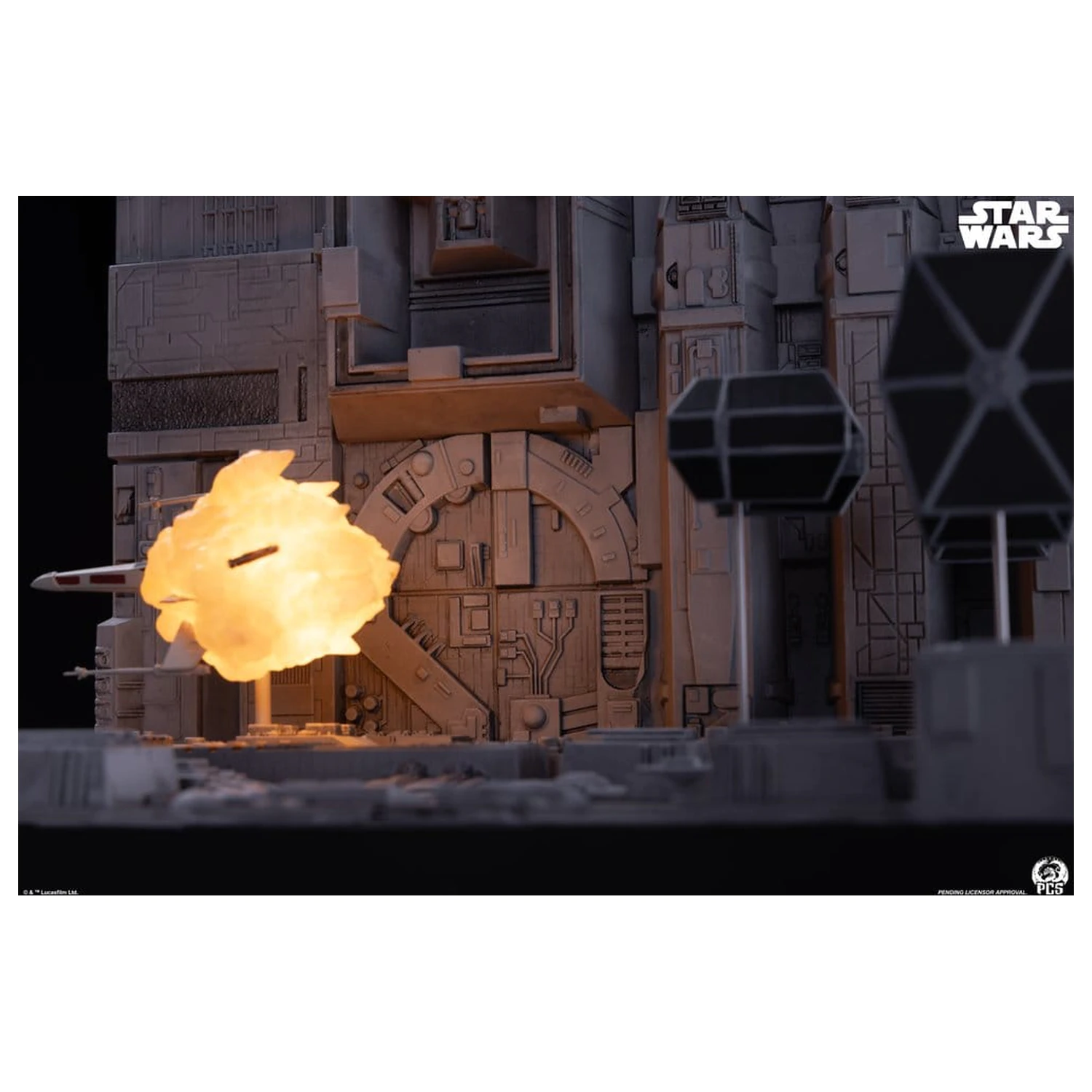 Star Wars Movie Moments Mini skala diorama Trench Run 23 cm fotografija izdelka