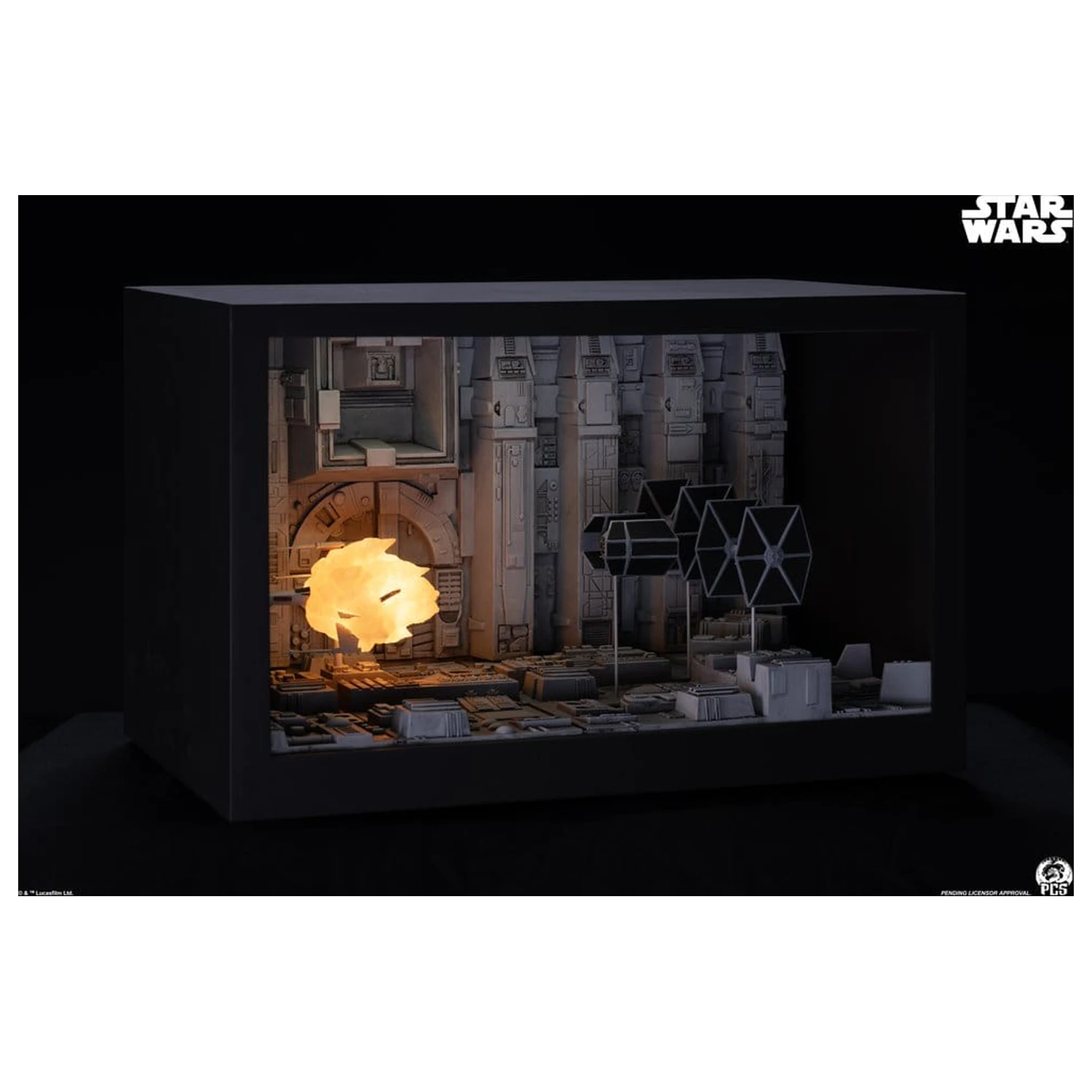 Star Wars Movie Moments Mini skala diorama Trench Run 23 cm fotografija izdelka