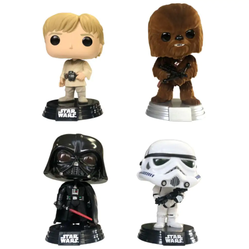 Star Wars POP! Movies Vinil Figura Komplet 4 New Classics (FL) 9 cm fotografija izdelka