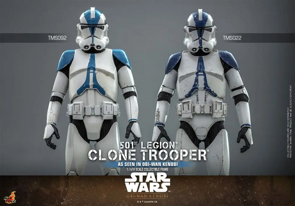 Star Wars: Obi-Wan Kenobi Action Figure 1/6 501st Legion Clone Trooper 30 cm Akcijska Figura fotografija izdelka