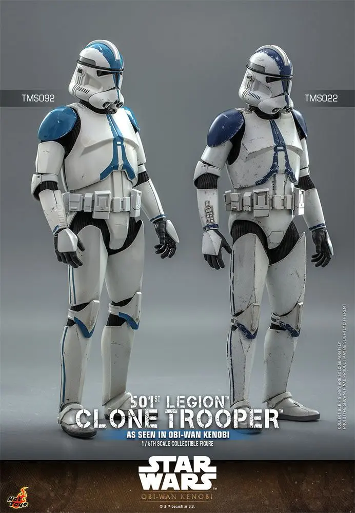 Star Wars: Obi-Wan Kenobi Action Figure 1/6 501st Legion Clone Trooper 30 cm Akcijska Figura fotografija izdelka