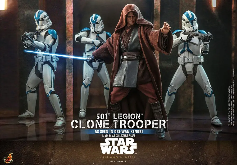 Star Wars: Obi-Wan Kenobi Action Figure 1/6 501st Legion Clone Trooper 30 cm Akcijska Figura fotografija izdelka