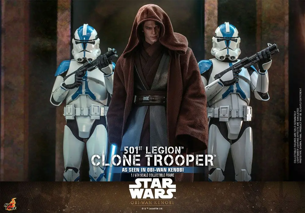 Star Wars: Obi-Wan Kenobi Action Figure 1/6 501st Legion Clone Trooper 30 cm Akcijska Figura fotografija izdelka