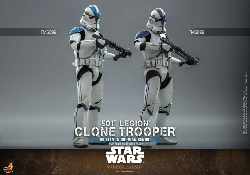 Star Wars: Obi-Wan Kenobi Action Figure 1/6 501st Legion Clone Trooper 30 cm Akcijska Figura fotografija izdelka