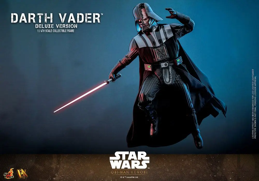 Star Wars: Obi-Wan Kenobi DX Akcijska Figura 1/6 Darth Vader Deluxe Verzija 35 cm fotografija izdelka