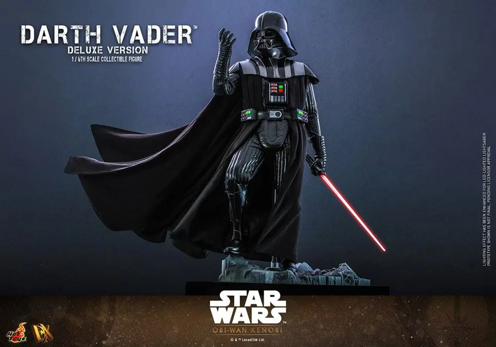 Star Wars: Obi-Wan Kenobi DX Akcijska Figura 1/6 Darth Vader Deluxe Verzija 35 cm fotografija izdelka