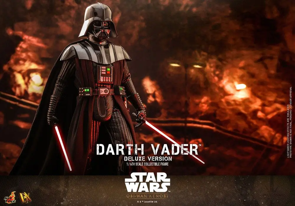 Star Wars: Obi-Wan Kenobi DX Akcijska Figura 1/6 Darth Vader Deluxe Verzija 35 cm fotografija izdelka