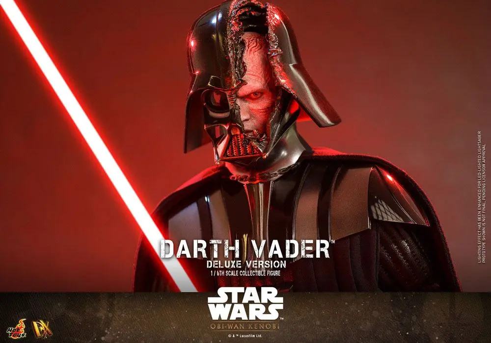 Star Wars: Obi-Wan Kenobi DX Akcijska Figura 1/6 Darth Vader Deluxe Verzija 35 cm fotografija izdelka