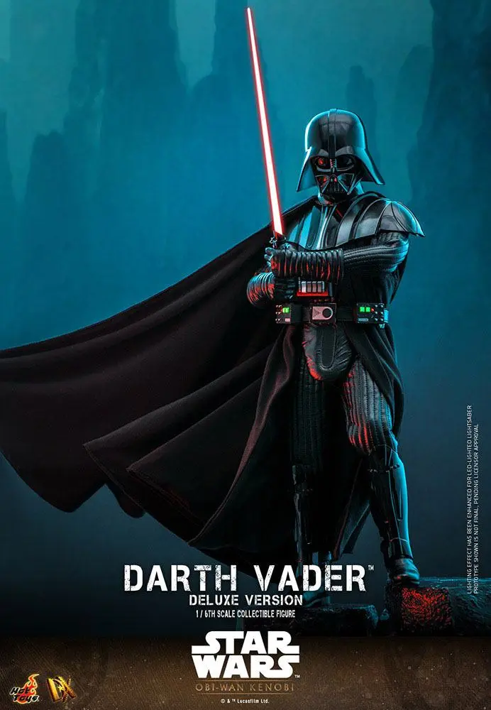 Star Wars: Obi-Wan Kenobi DX Akcijska Figura 1/6 Darth Vader Deluxe Verzija 35 cm fotografija izdelka