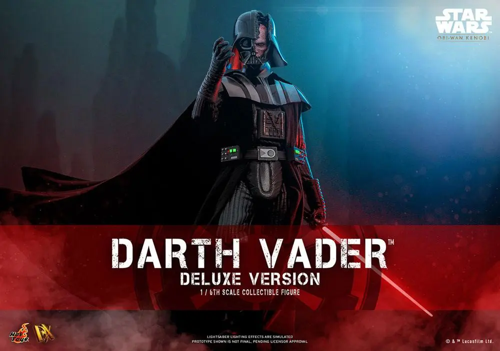 Star Wars: Obi-Wan Kenobi DX Akcijska Figura 1/6 Darth Vader Deluxe Verzija 35 cm fotografija izdelka