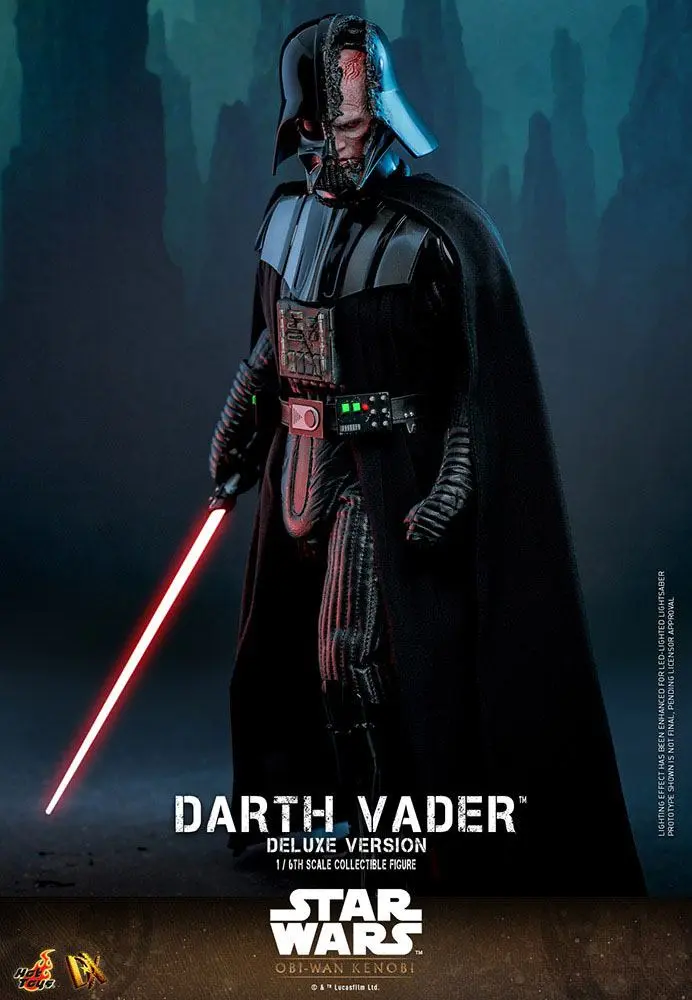 Star Wars: Obi-Wan Kenobi DX Akcijska Figura 1/6 Darth Vader Deluxe Verzija 35 cm fotografija izdelka