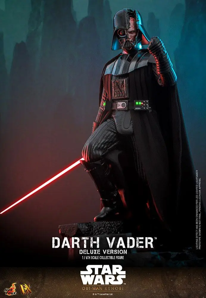 Star Wars: Obi-Wan Kenobi DX Akcijska Figura 1/6 Darth Vader Deluxe Verzija 35 cm fotografija izdelka