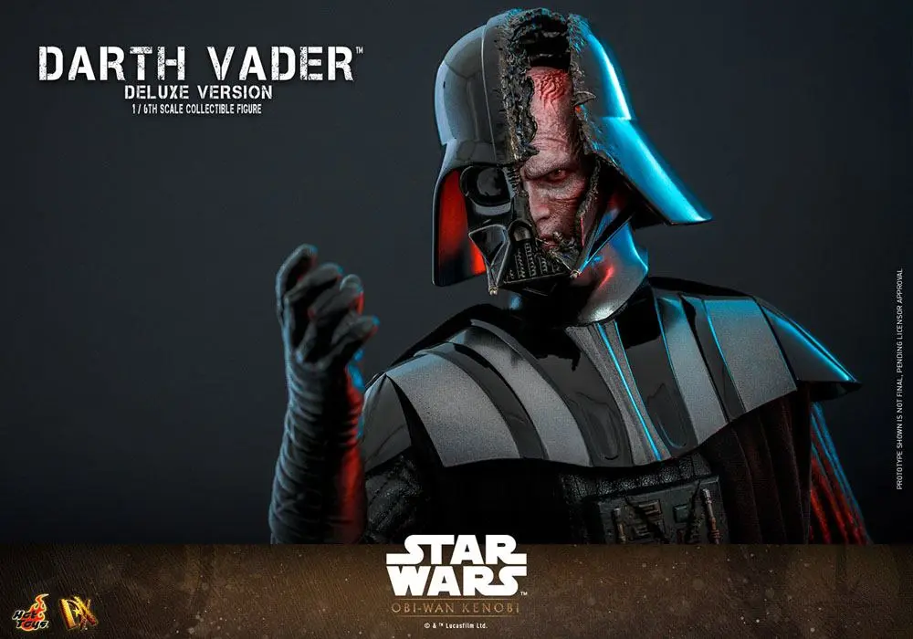 Star Wars: Obi-Wan Kenobi DX Akcijska Figura 1/6 Darth Vader Deluxe Verzija 35 cm fotografija izdelka