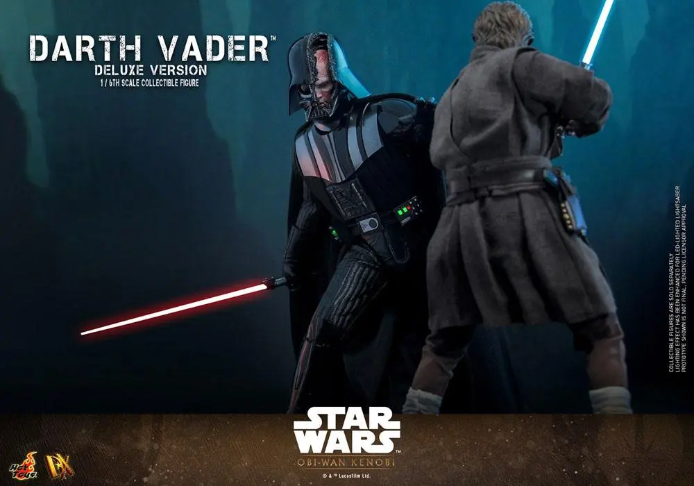 Star Wars: Obi-Wan Kenobi DX Akcijska Figura 1/6 Darth Vader Deluxe Verzija 35 cm fotografija izdelka
