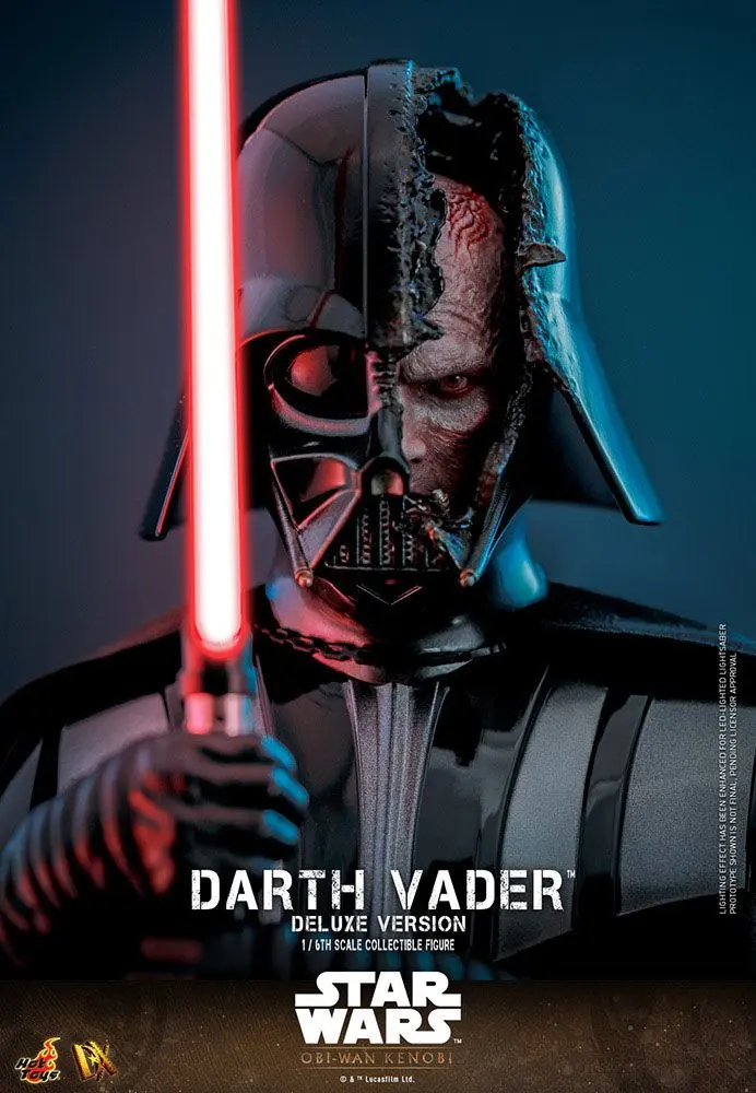 Star Wars: Obi-Wan Kenobi DX Akcijska Figura 1/6 Darth Vader Deluxe Verzija 35 cm fotografija izdelka