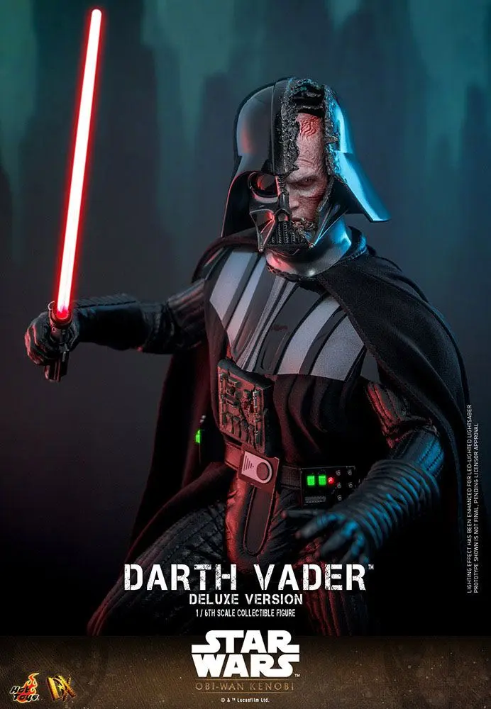 Star Wars: Obi-Wan Kenobi DX Akcijska Figura 1/6 Darth Vader Deluxe Verzija 35 cm fotografija izdelka