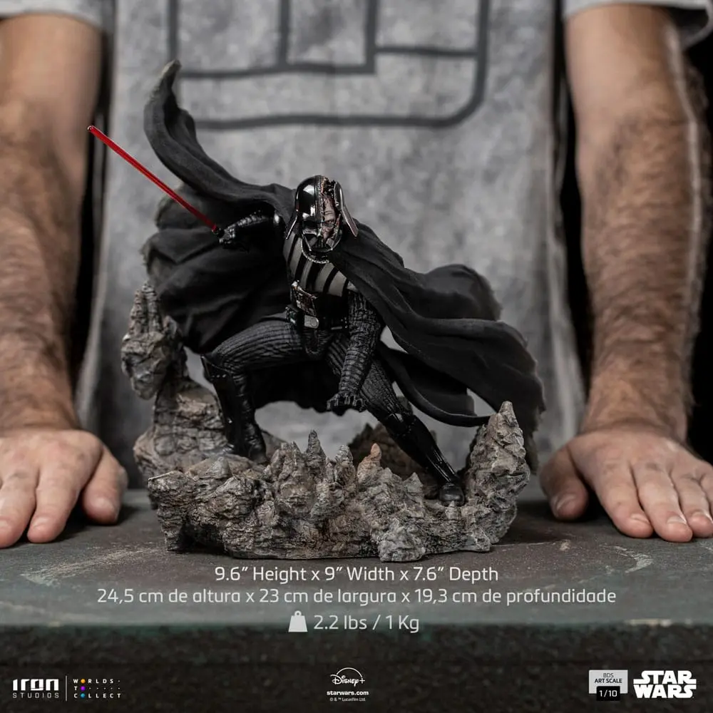 Star Wars: Obi-Wan Kenobi BDS Art Scale Kip 1/10 Darth Vader 24 cm fotografija izdelka